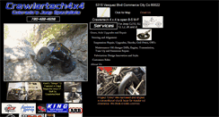 Desktop Screenshot of crawlertech4x4.com